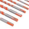 9Pcs Masonry Drill Bits Set Cemented Carbide Industrial Strength Carbide