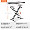 VEVOR VEVOR DJ Table Stand, 32" x 20" Portable DJ