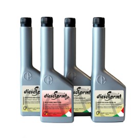 DieselSprint 500 ML - Regenerierendes Dieselmotor-Behandlungsset Additiv zur Vorbereitung Ihres Autos auf die TÜV-Prüfung, 1 Flasche (125 ml) Plus + 3 Flaschen (375 ml)