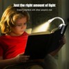 Ubitree LED Clip-On Reading Light - Stepless Dimmable, 3 Lighting