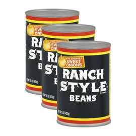Ranch Style Beans with Sweet Onions 15oz Can (Pack of 3)