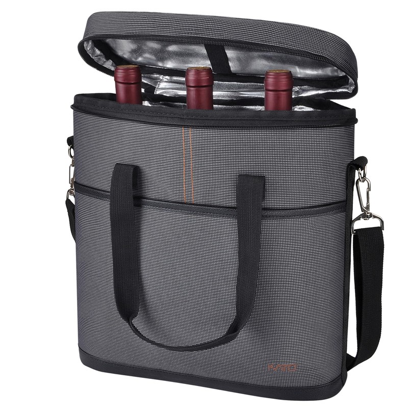 Kato Tirrinia Insulated Wine Bag - 3 Bottles Wine Bag