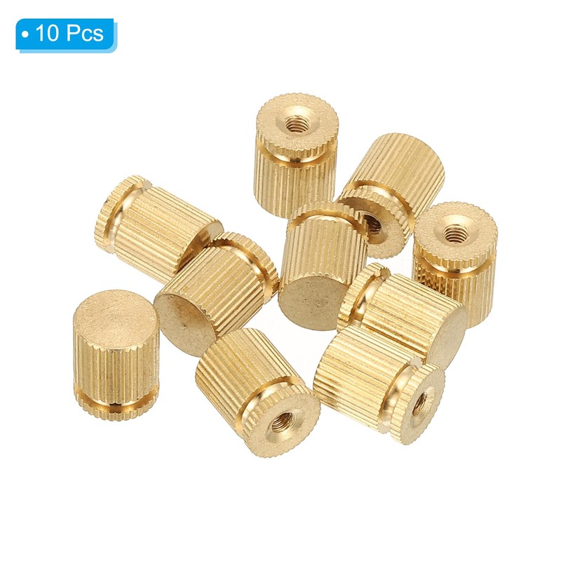 PATIKIL 10pcs M3x10x12mm Cap Nuts Acorn Nuts Screw Knobs Cap
