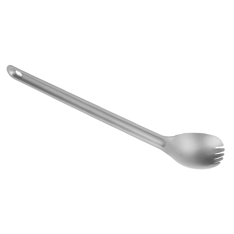 Long Handle Spork or Spoon Lightweight Long Handle Titanium Spork/Spoon