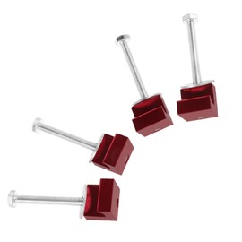 Mobestech 4pcs Truck Bed Clamps Easy Install Tool Box Mounting Brackets for Pickup Trucks Cargo Box Accessories J-clamps for Secure Storage