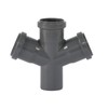 Ostendorf HTsafe Double Branch DN 50/50/50 mm 67 Degree HT