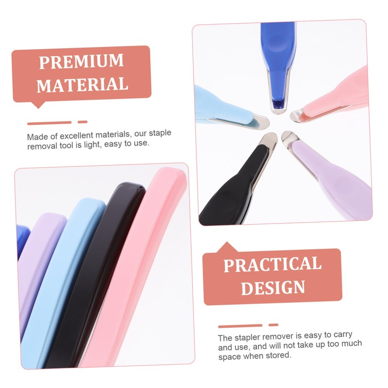 Operitacx Staple Remover Stick Stapler Remover Office Staple Removal Tools