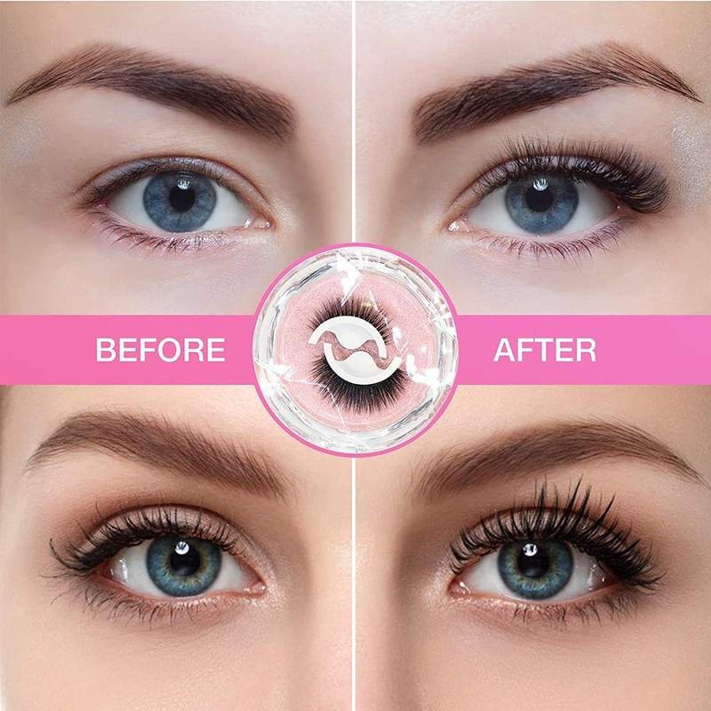  3 Pairs Eternal Joy Eyelashes,Eternal Joy Mart Eyelashes,Reusable Self