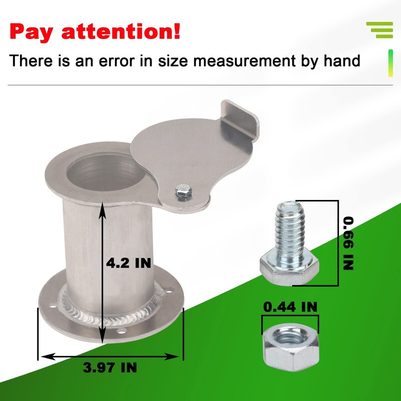 2" Teardrop Flanged Exhaust Vent Damper for UDS 16 30