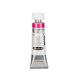Schmincke - Akademie Acrylic Colour, Neon Pink in 60 ml Tube, 23855011, Fine Artist Acrylic Paint, Brilliant, Highly Lightfast and Cadmium-Free, for Acrylic Painting, Mixed Media