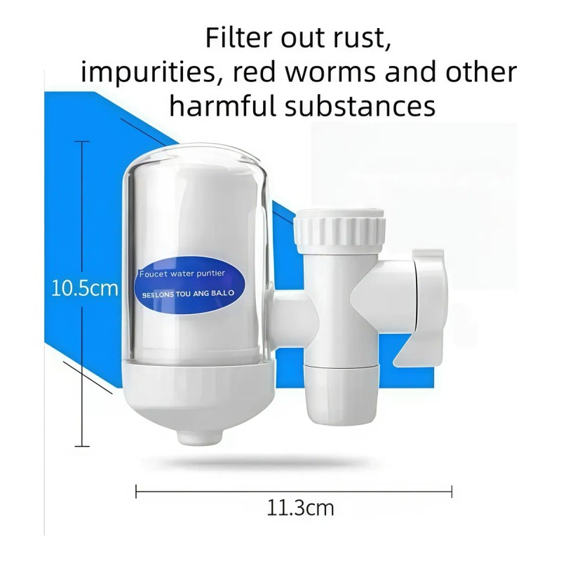 Filtro Purificador Para Llave Hogar 3 Piezas