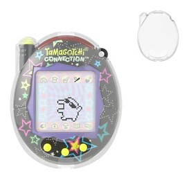 for Tamagotchi Connection V3 Case, Clear Hard PC Drop-Proof Protective Cover, Transparent Portable Carrying Storage Case for Tamagotchi Connection Accessories (Cover Only), Translucent