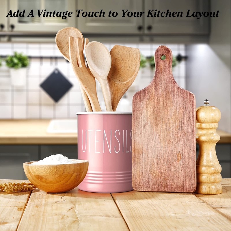Bivvclaz Kitchen Utensil Holder - 6.7" Utensil Holder for Kitchen