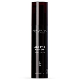 MÁDARA AGE PRO Renew Night Cream 50 ml – Anti‑Aging Nachtcreme & Feuchtigkeitscreme mit Hyaluronsäure – Anti‑Falten Gesichtscreme Hautpflege