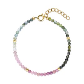 MARLION JEWELS Women's bracelet with small crystals. Gold-plated / silver-plated surgical steel women's bracelet ideal for Valentine's Day and Mother's Day gift, birthday... jewellery women's