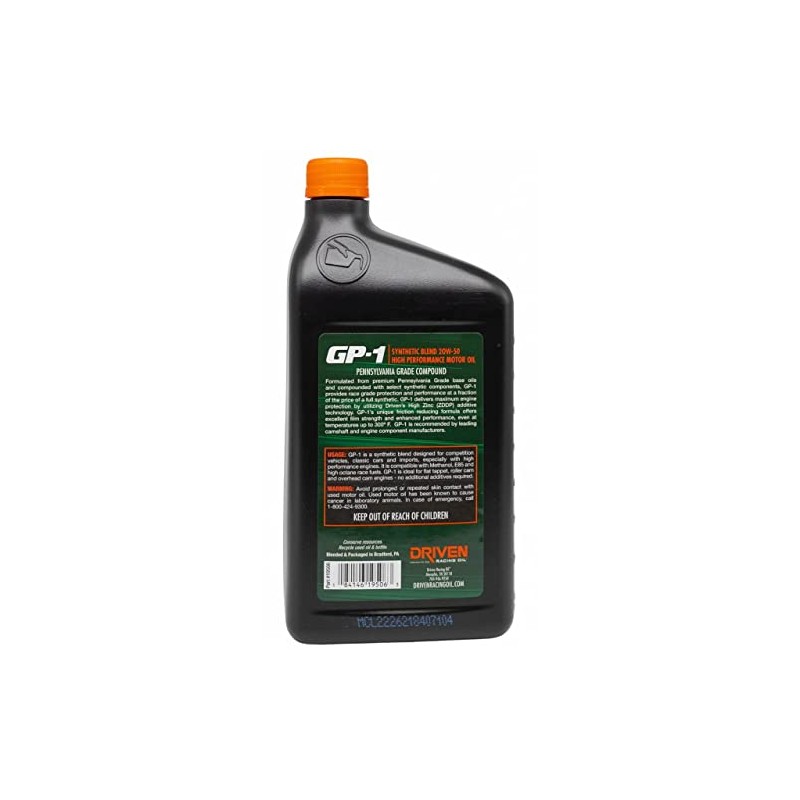 1pc of Driven Racing Oil/ Joe Gibbs 19506 GP1 Series