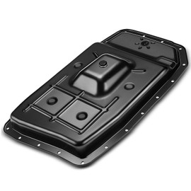 A-Premium Transmission Oil Pan with Drain Plug Compatible with Ford 6R80 6-Speed Automatic Trans & Expedition 2011-2017 & F-150 2011-2018 & Mustang 2011-2017 & Lincoln Navigator 2011-2017