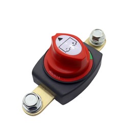 Ferianl Side Post Battery Disconnect Switch, On/Off Side Post Battery Switch 12V-48V 275A Waterproof Power Cut Master Disconnect Isolator, Universal for Car RV Boat ATV UTV Vehicles