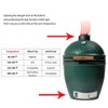 Grill chimney top vent cap,Dracarys large big green egg accessories