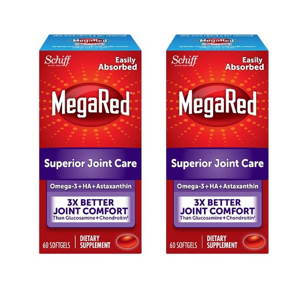Megared Joint Care Softgels, 60 Count (2 Pack)