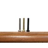 Standard Metal Cribbage Pegs with Velvet Pouch - Set of