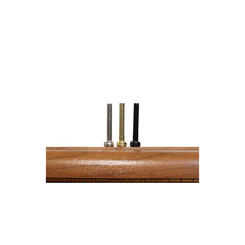 Standard Metal Cribbage Pegs with Velvet Pouch - Set of