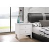 Glory Furniture Primo 2 Drawer Nightstand in White