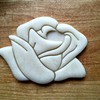 Sweet Prints Inc Side Rose Cookie Cutter - Dishwasher Safe