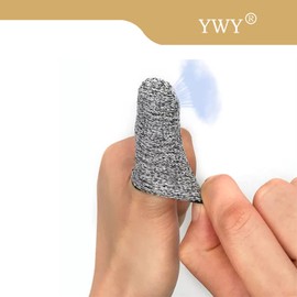 Cut Resistant Finger Cots,Finger Sleeves, Glove Life Extender, Reusable Thumb Protectors Finger Covers Fingertip Protector for Cutting, Handicrafts (20 Pcs)