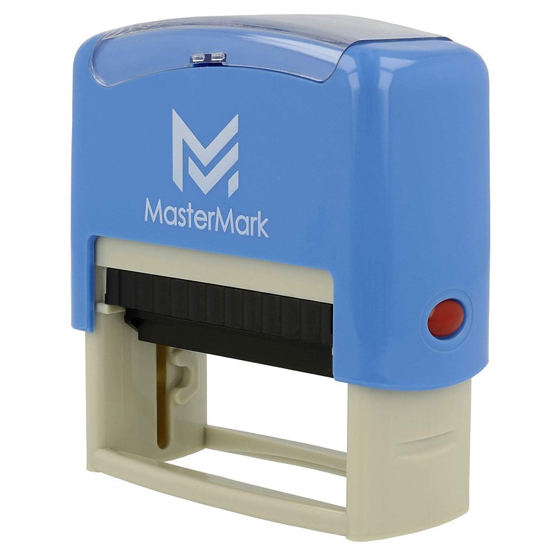 MasterMark Custom Stamp - Self-Inking Stamp (Small/Up to 3 Lines)