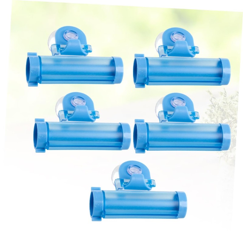 Baluue 5pcs Toothpaste Rolling Squeezer Easy Toothpaste Dispenser Toothpaste Holder