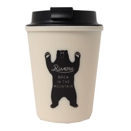 Rivers Wall Magglek Bear Camping Tumbler: Beige Rivers