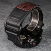 DAVILANE 22mm Leather Tactical Watch Band, Military Quick Fit Strap