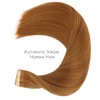 WENNALIFE Tape in Hair Extensions Human Hair, 20pcs 40g 12
