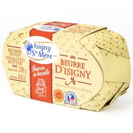 Beurre D’Isigny AOP Unsalted French Butter - 8.8 oz / 250 g - GUARANTEED OVERNIGHT