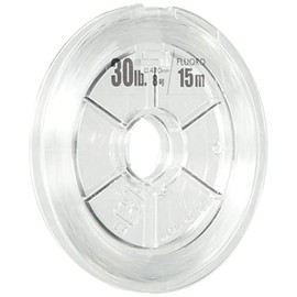 Yamatoyo Fluoroshock Leader, 32.1 ft (15 m), Thin Spool, Transparent, No. 8 (30lb)