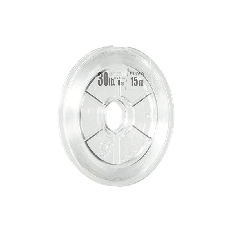 Yamatoyo Fluoroshock Leader, 32.1 ft (15 m), Thin Spool, Transparent,
