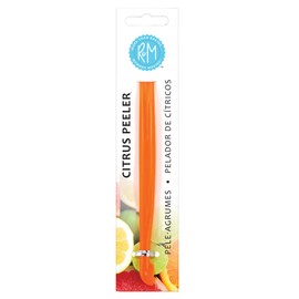 CybrTrayd R&M Long Citrus Peeler, One Size, Yellow
