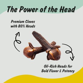 Spice Profile USDA Organic Whole Cloves, Lab Tested, Resealable 3.5 oz Pouch, Laung, Clavos de Olor