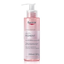 Eucerin Anti-Pigment Gel Limpiador Facial 200ml Exfoliante Gentil Anti Manchas. Reducción de manchas oscuras, unifica el tono natural ideal para todo tipo de piel