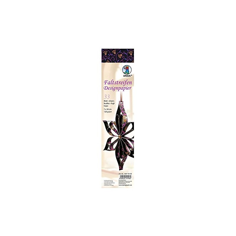 Ursus Indian Style Shiva 16070000 Folding Design Paper 7 x