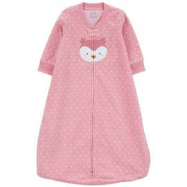 Carter's Unisex Baby Sleep Bag (Pink Owl, 0-3 Months)