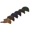 WALKER AND HAWKES - Wax Brunswick Baseball Cap w/Leather Peak