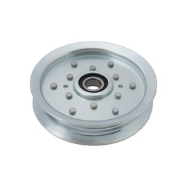 Briny River 1pc 8TEN Idler Pulley Flat Idler Pulley Diameter 17.0 x 132.6 mm AM135526 Compatible with John Deere X300 X304 X310 Silver