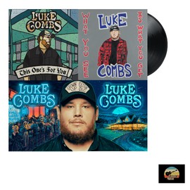 Luke Combs 'Complete Vinyl Discography' Collection: "This One's For You" / "What You See Is What You Get" / "Growin' Up" / "Gettin' Old" / + Including Bonus Art Card
