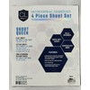 Comfort Lab 4 Piece Short Queen White Antibacterial Sheet Set