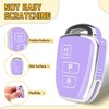 FT FUNTOR for Toyota Key Cover,3 Buttons TPU Key Cover