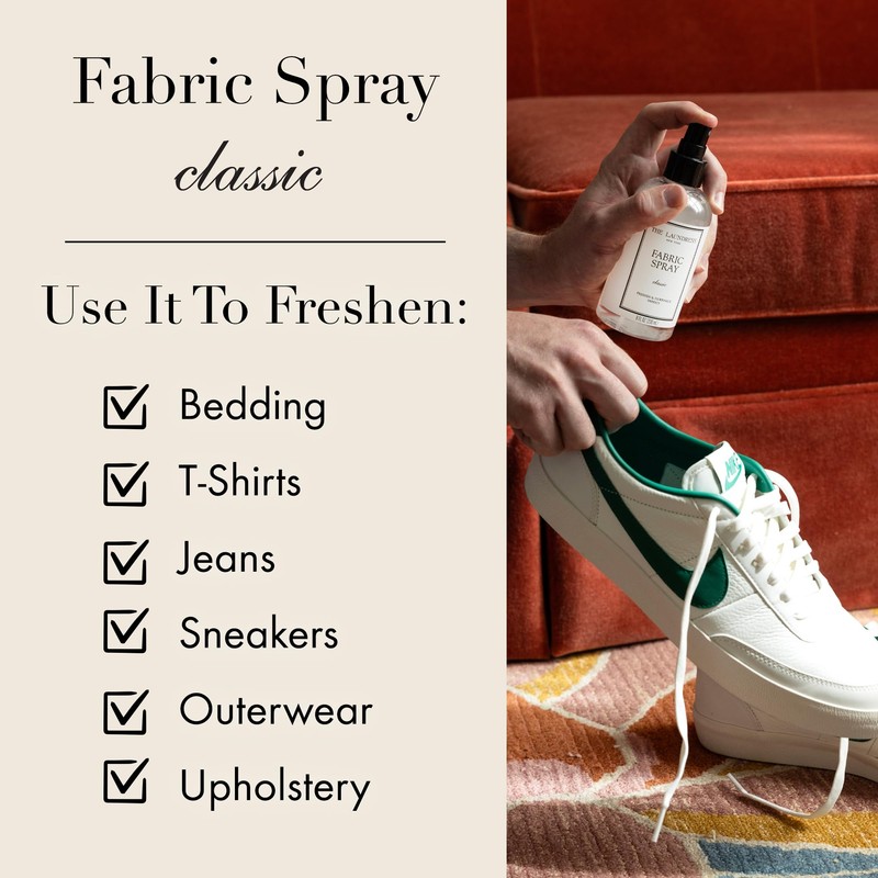 The Laundress Classic Fabric Spray, Wrinkle Release Spray, Upholstery and