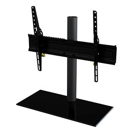 AVF  Universal Table Top TV Stand / TV Base - Adjustable Tilt and Turn - Fits Most 46 to 65-Inch TVs - Black