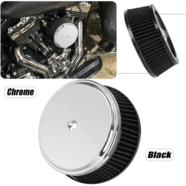 Unbranded Big Sucker Air Cleaner Cover+ Element For Harley Electra